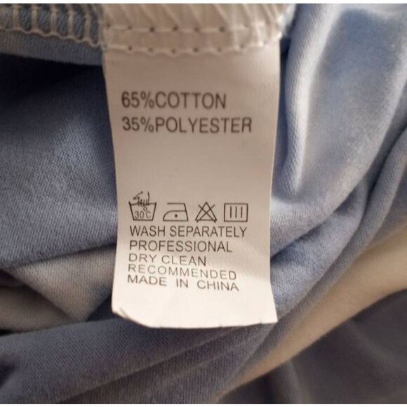 ZAFUL BLUE & WHITE TIE DYE SIDE SLITS COWL NECK CAMI MINI DRESS SZ.M NWT. - Picture 9 of 9